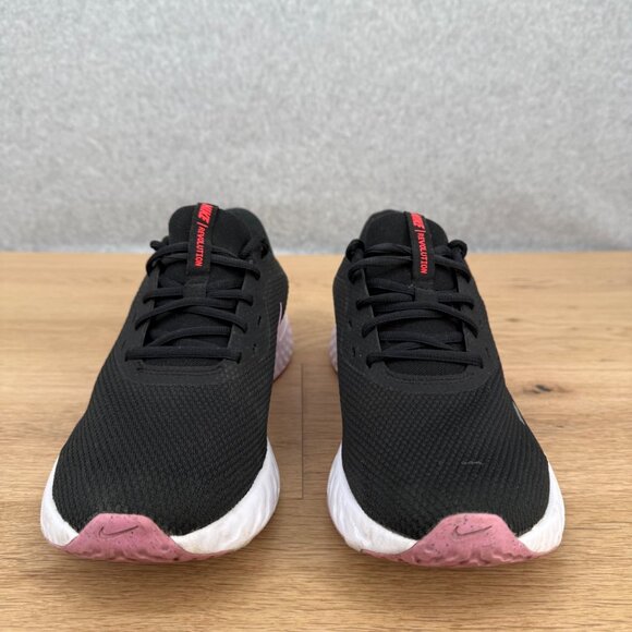 Nike Womens Revolution 5 Running Shoes Size 11 Black Violet Coral Workout Gym - Picture 2 of 13
